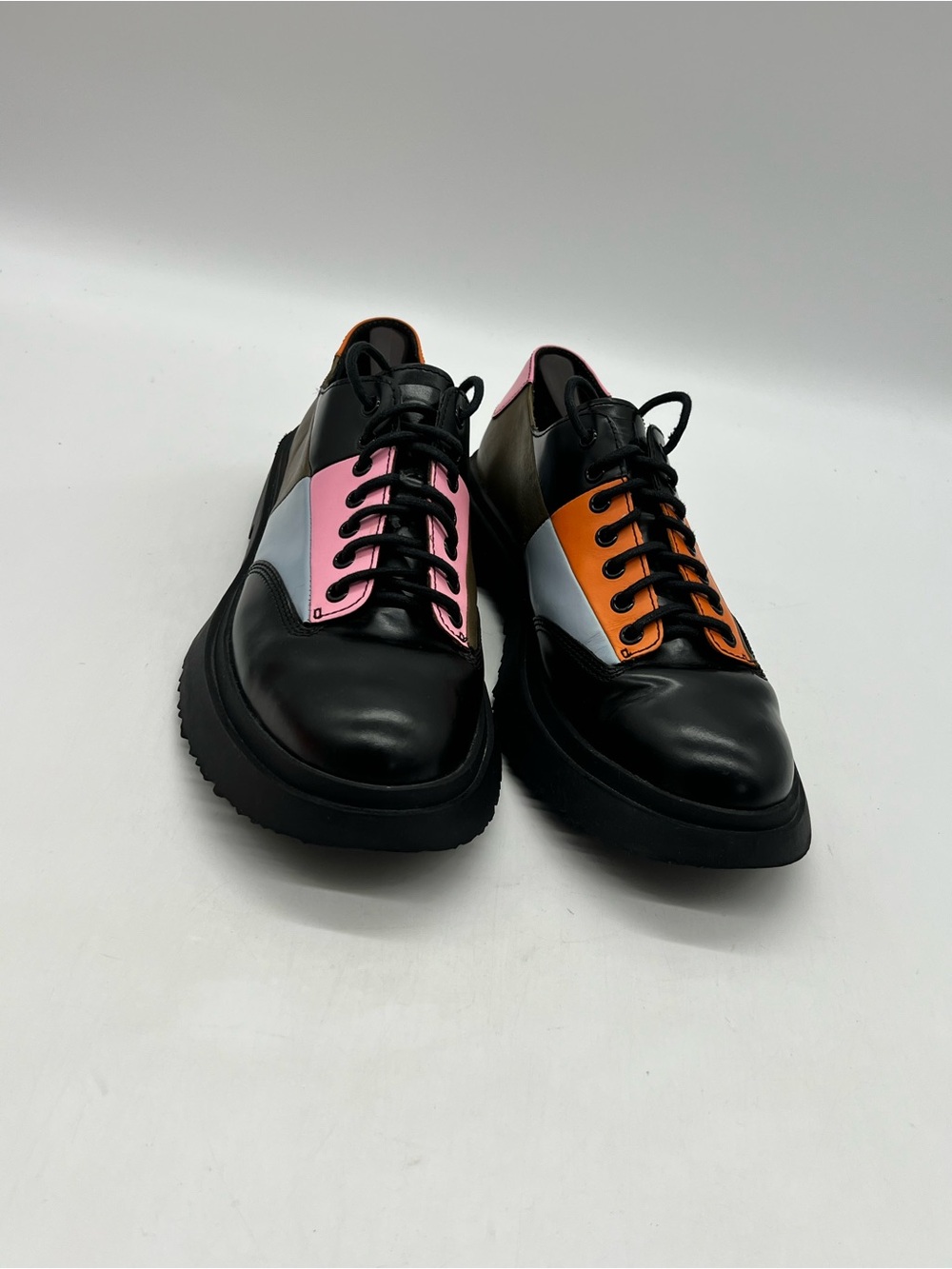 Camper Walden Twins Men’s Sz 43 Sz US 10 Multicolored Leather Lace Up Shoes.